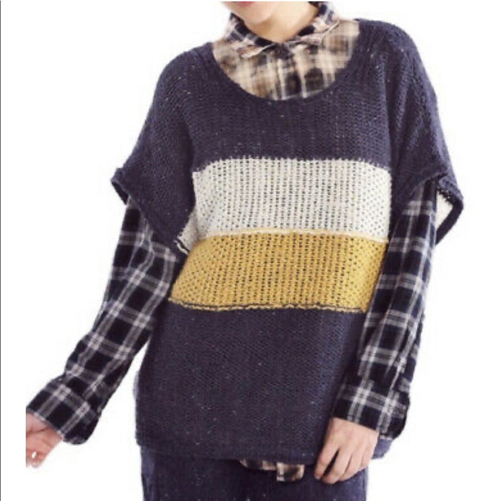 Wildfox Estate short sleeve striped sweater